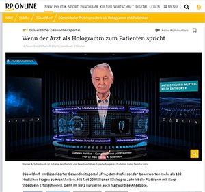 Rheinische Post Artikel über Frag den Professor